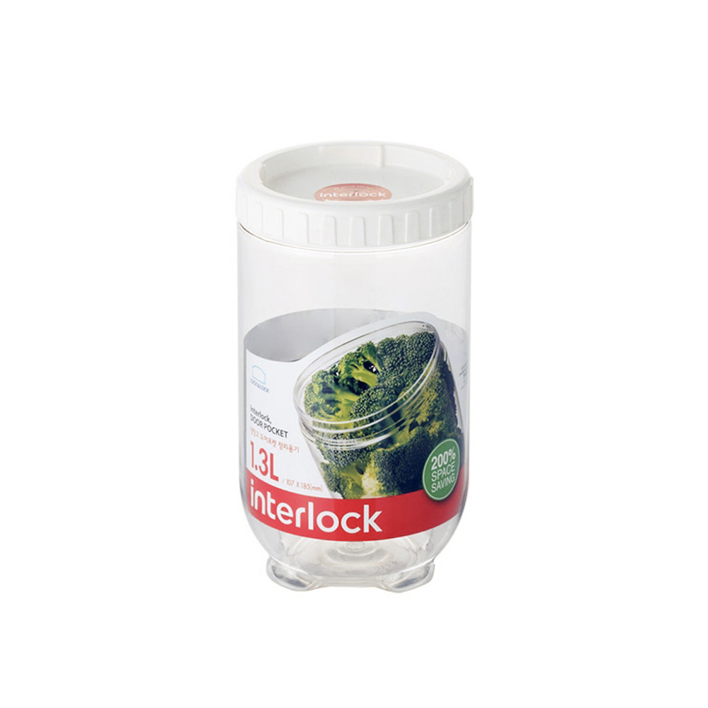 Hộp Đựng Thực Phẩm Interlock, 1300ml, 107x185mm - LocknLock - INL402W, , large image number 0